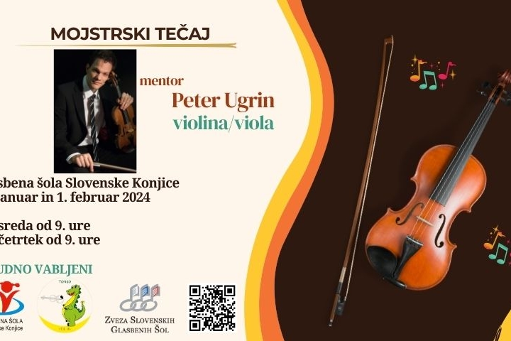 31.1-1.2.2024 - violina/viola mojstrski tečaj - Peter Ugrin